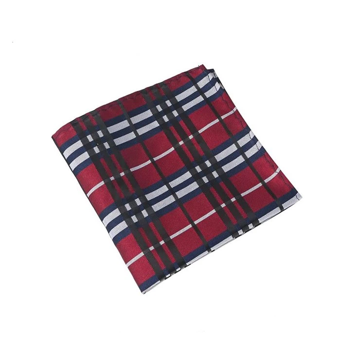 YiLi Custom Plaid Pocket Square - Classic Tartan Design